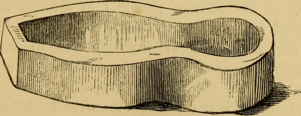 An illustration from Grave-mounds and their contents; a manual of archaeology, as exemplified in the burials of the Celtic, the Romano-British, and the Anglo-Saxon periods, 1870, leaf 175