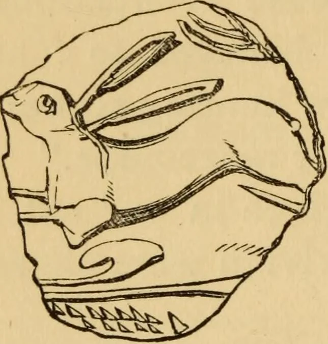 An illustration from Grave-mounds and their contents; a manual of archaeology, as exemplified in the burials of the Celtic, the Romano-British, and the Anglo-Saxon periods, 1870, leaf 188