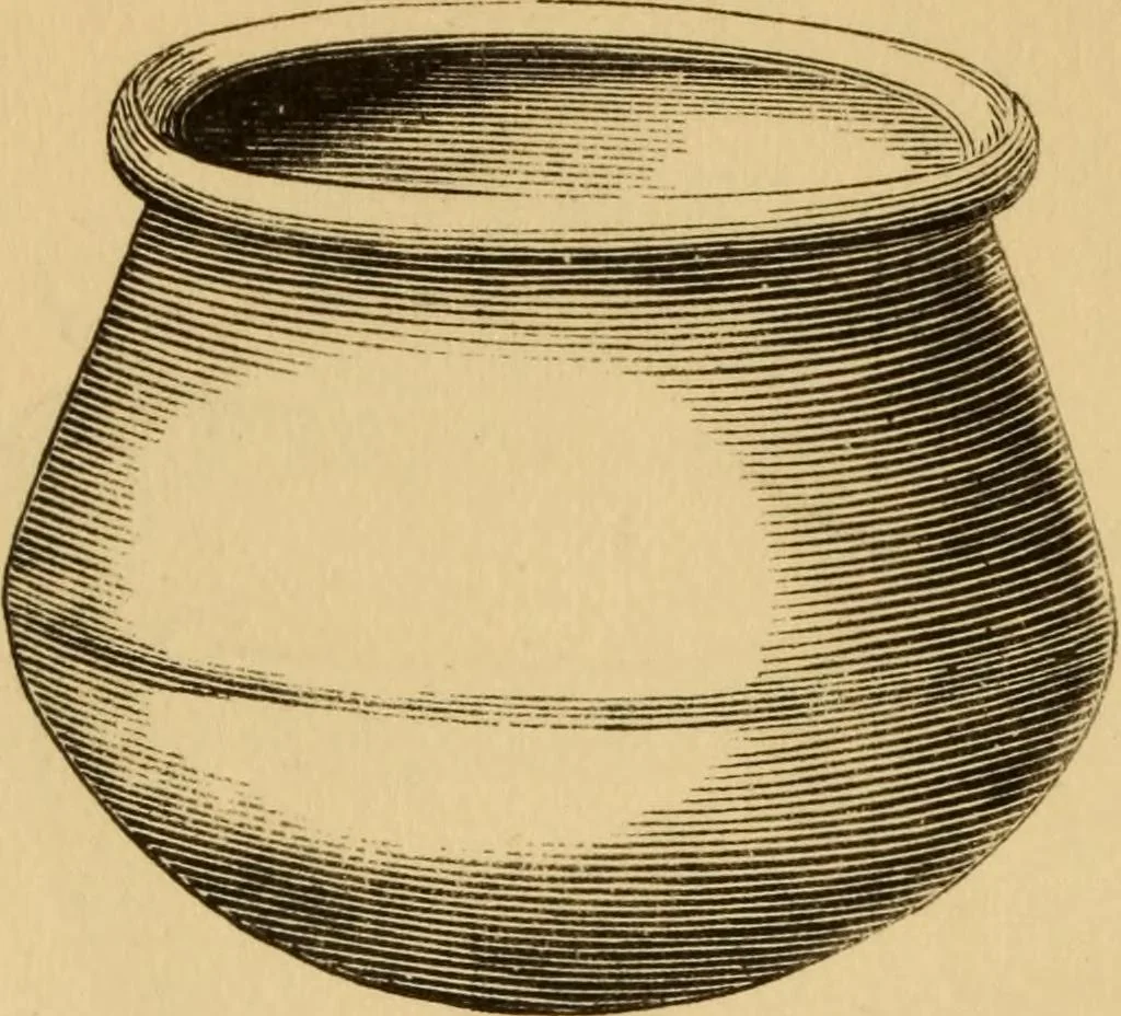 An illustration from Grave-mounds and their contents; a manual of archaeology, as exemplified in the burials of the Celtic, the Romano-British, and the Anglo-Saxon periods, 1870, leaf 198