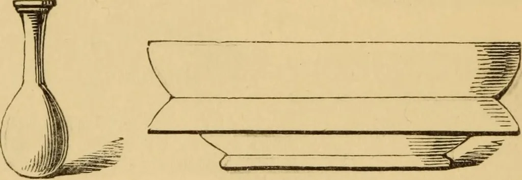 An illustration from Grave-mounds and their contents; a manual of archaeology, as exemplified in the burials of the Celtic, the Romano-British, and the Anglo-Saxon periods, 1870, leaf 204