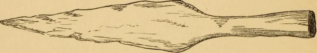 An illustration from Grave-mounds and their contents; a manual of archaeology, as exemplified in the burials of the Celtic, the Romano-British, and the Anglo-Saxon periods, 1870, leaf 220