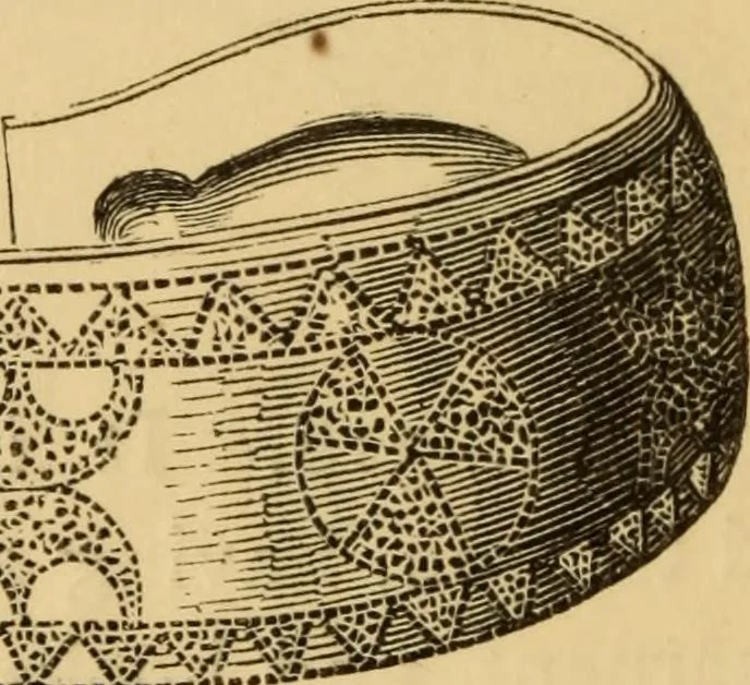 An illustration from Grave-mounds and their contents; a manual of archaeology, as exemplified in the burials of the Celtic, the Romano-British, and the Anglo-Saxon periods, 1870, leaf 226