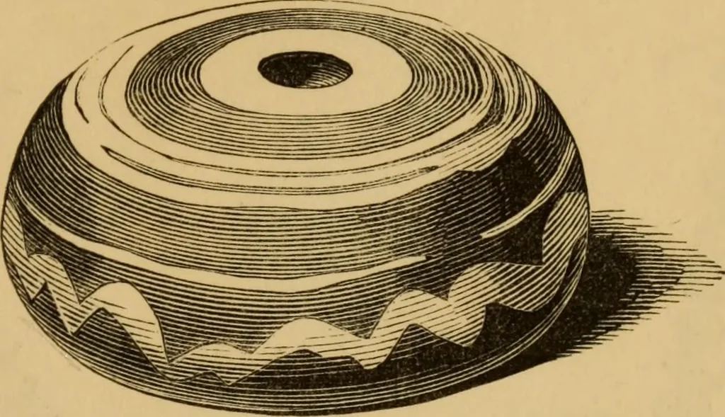 An illustration from Grave-mounds and their contents; a manual of archaeology, as exemplified in the burials of the Celtic, the Romano-British, and the Anglo-Saxon periods, 1870, leaf 263