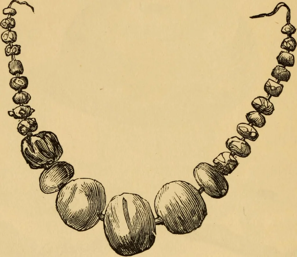 An illustration from Grave-mounds and their contents; a manual of archaeology, as exemplified in the burials of the Celtic, the Romano-British, and the Anglo-Saxon periods, 1870, leaf 264