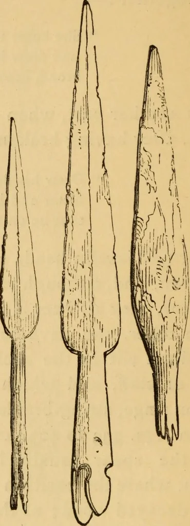An illustration from Grave-mounds and their contents; a manual of archaeology, as exemplified in the burials of the Celtic, the Romano-British, and the Anglo-Saxon periods, 1870, leaf 274