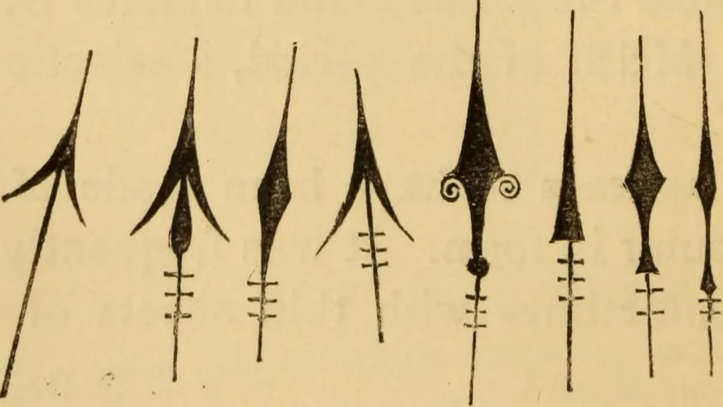 An illustration from Grave-mounds and their contents; a manual of archaeology, as exemplified in the burials of the Celtic, the Romano-British, and the Anglo-Saxon periods, 1870, leaf 274