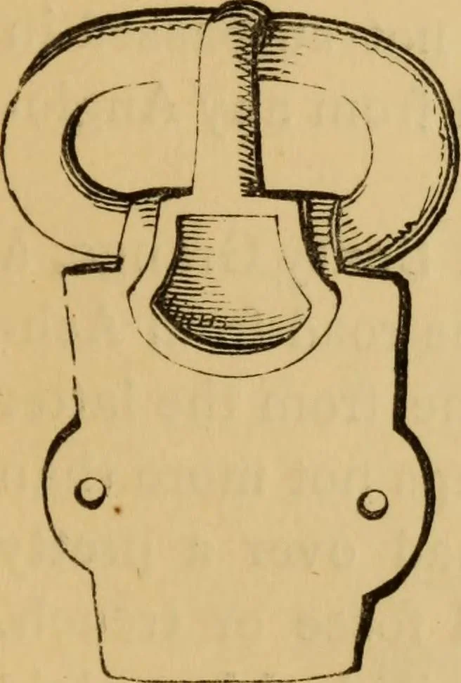 An illustration from Grave-mounds and their contents; a manual of archaeology, as exemplified in the burials of the Celtic, the Romano-British, and the Anglo-Saxon periods, 1870, leaf 279