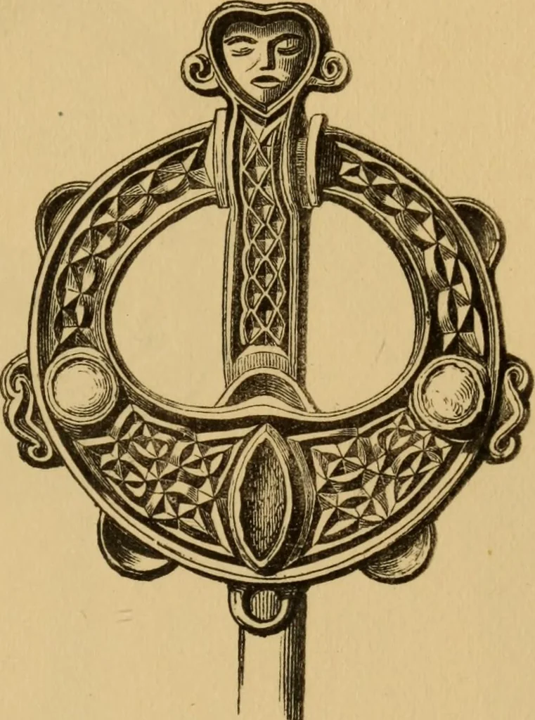 An illustration from Grave-mounds and their contents; a manual of archaeology, as exemplified in the burials of the Celtic, the Romano-British, and the Anglo-Saxon periods, 1870, leaf 303