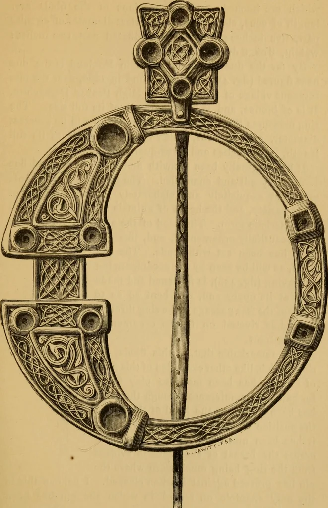 An illustration from Grave-mounds and their contents; a manual of archaeology, as exemplified in the burials of the Celtic, the Romano-British, and the Anglo-Saxon periods, 1870, leaf 305