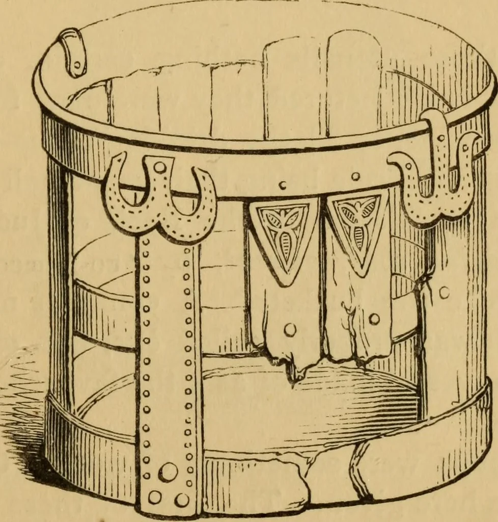 An illustration from Grave-mounds and their contents; a manual of archaeology, as exemplified in the burials of the Celtic, the Romano-British, and the Anglo-Saxon periods, 1870, leaf 311