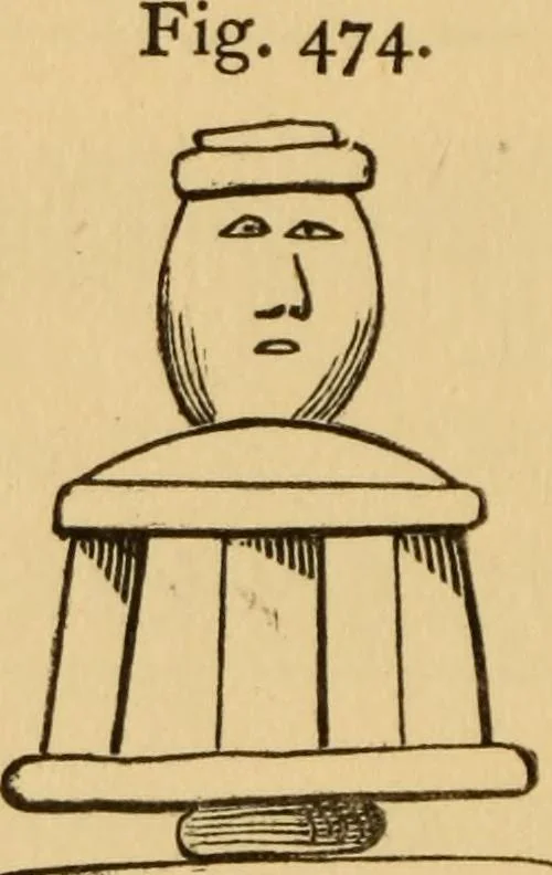 An illustration from Grave-mounds and their contents; a manual of archaeology, as exemplified in the burials of the Celtic, the Romano-British, and the Anglo-Saxon periods, 1870, leaf 318