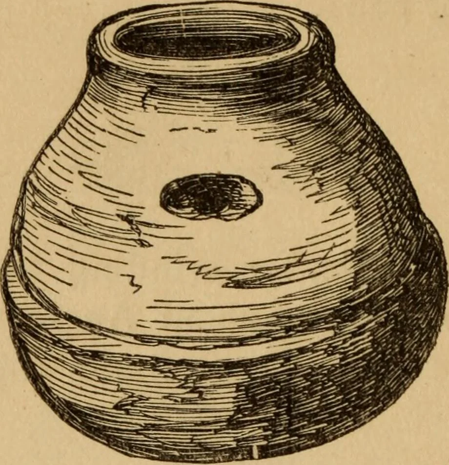An illustration from Grave-mounds and their contents; a manual of archaeology, as exemplified in the burials of the Celtic, the Romano-British, and the Anglo-Saxon periods, 1870, leaf 326