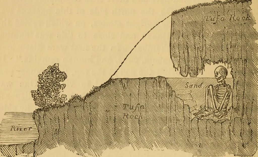 An illustration from Grave-mounds and their contents; a manual of archaeology, as exemplified in the burials of the Celtic, the Romano-British, and the Anglo-Saxon periods, 1870, leaf 58