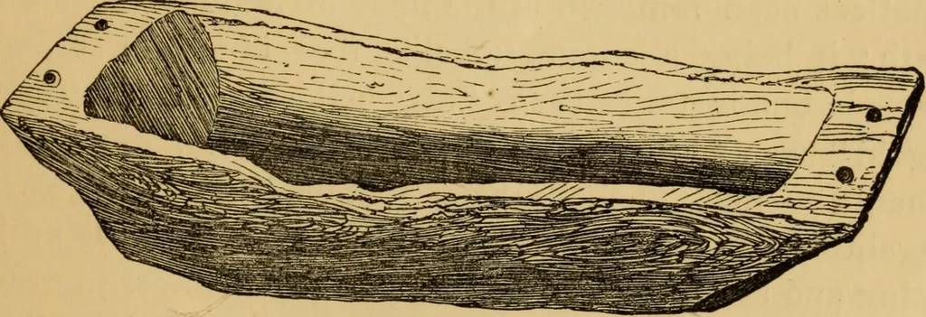 An illustration from Grave-mounds and their contents; a manual of archaeology, as exemplified in the burials of the Celtic, the Romano-British, and the Anglo-Saxon periods, 1870, leaf 79