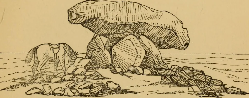 An illustration from Grave-mounds and their contents; a manual of archaeology, as exemplified in the burials of the Celtic, the Romano-British, and the Anglo-Saxon periods, 1870, leaf 83