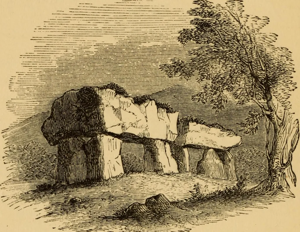 An illustration from Grave-mounds and their contents; a manual of archaeology, as exemplified in the burials of the Celtic, the Romano-British, and the Anglo-Saxon periods, 1870, leaf 84