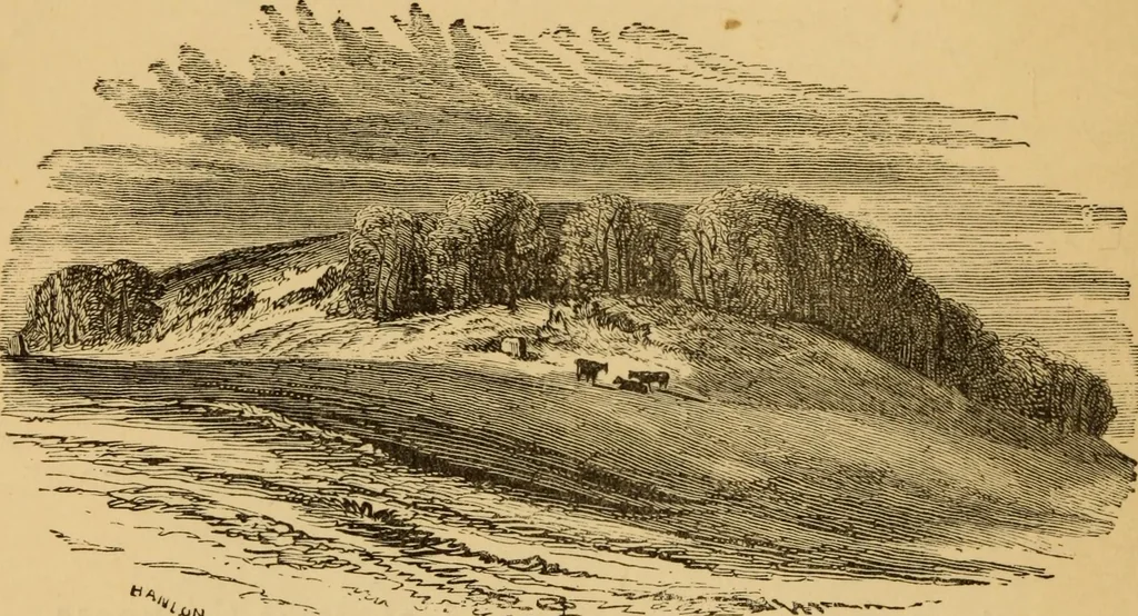 An illustration from Grave-mounds and their contents; a manual of archaeology, as exemplified in the burials of the Celtic, the Romano-British, and the Anglo-Saxon periods, 1870, leaf 86