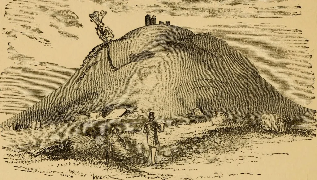 An illustration from Grave-mounds and their contents; a manual of archaeology, as exemplified in the burials of the Celtic, the Romano-British, and the Anglo-Saxon periods, 1870, leaf 88