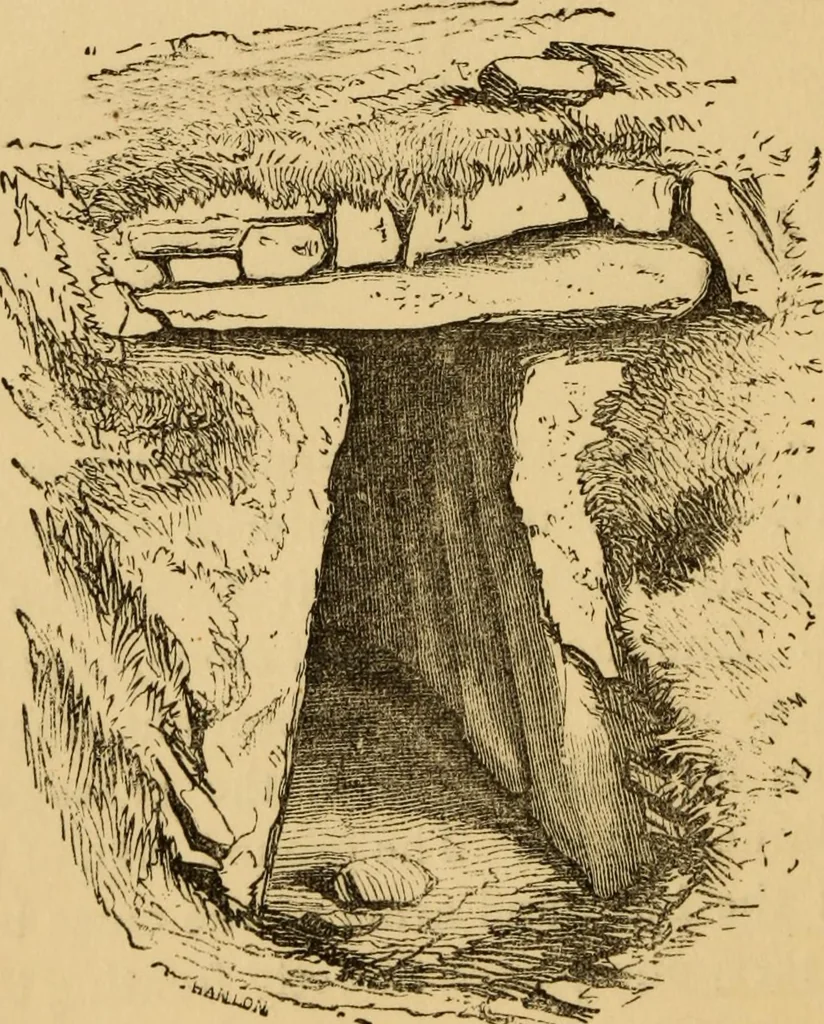 An illustration from Grave-mounds and their contents; a manual of archaeology, as exemplified in the burials of the Celtic, the Romano-British, and the Anglo-Saxon periods, 1870, leaf 88