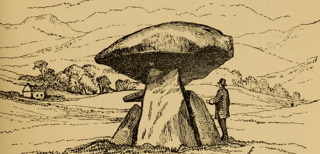 An illustration from Grave-mounds and their contents; a manual of archaeology, as exemplified in the burials of the Celtic, the Romano-British, and the Anglo-Saxon periods, 1870, leaf 91