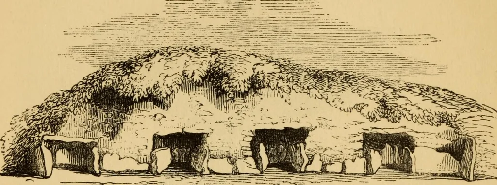 An illustration from Grave-mounds and their contents; a manual of archaeology, as exemplified in the burials of the Celtic, the Romano-British, and the Anglo-Saxon periods, 1870, leaf 98