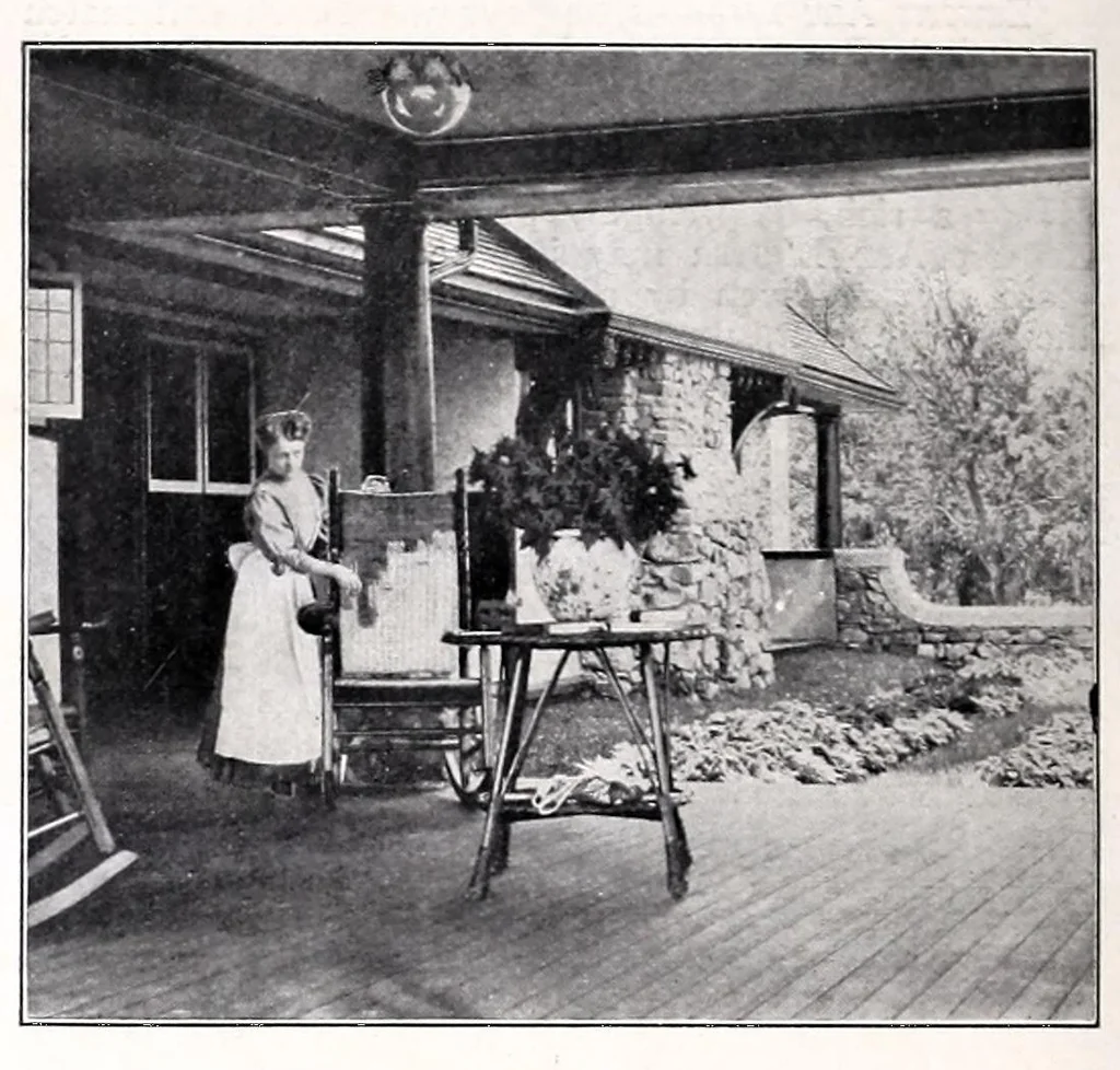 An illustration from Graves' Zenith Art Lusters : the world over for the artistic home., 1907, leaf 16