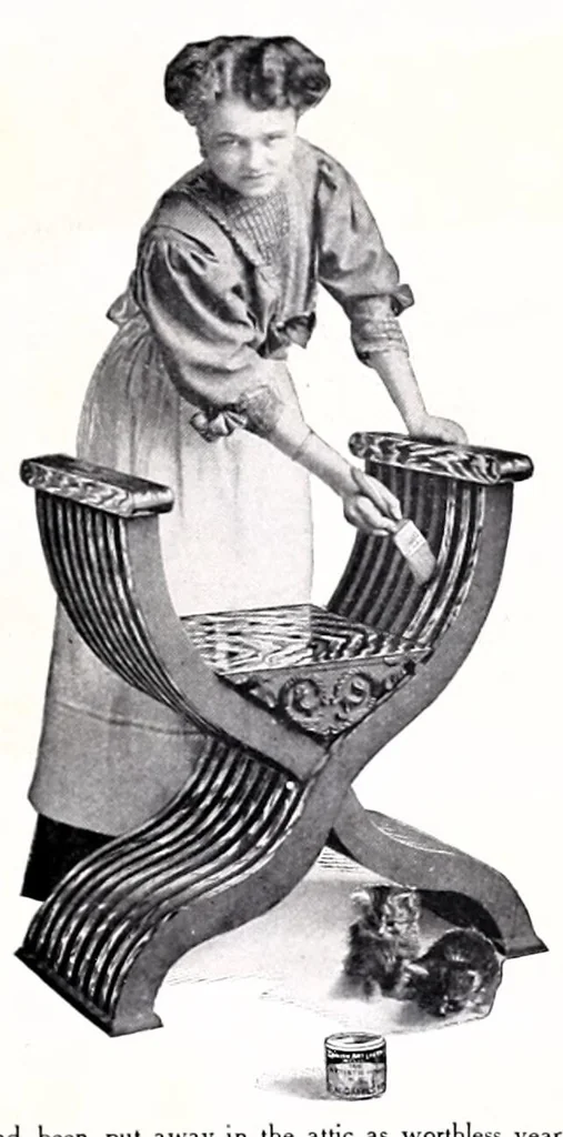 An illustration from Graves' Zenith Art Lusters : the world over for the artistic home., 1907, leaf 21