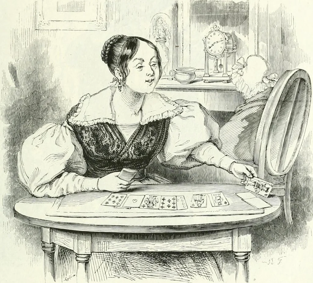 An illustration from Gravures, 1880, leaf 101