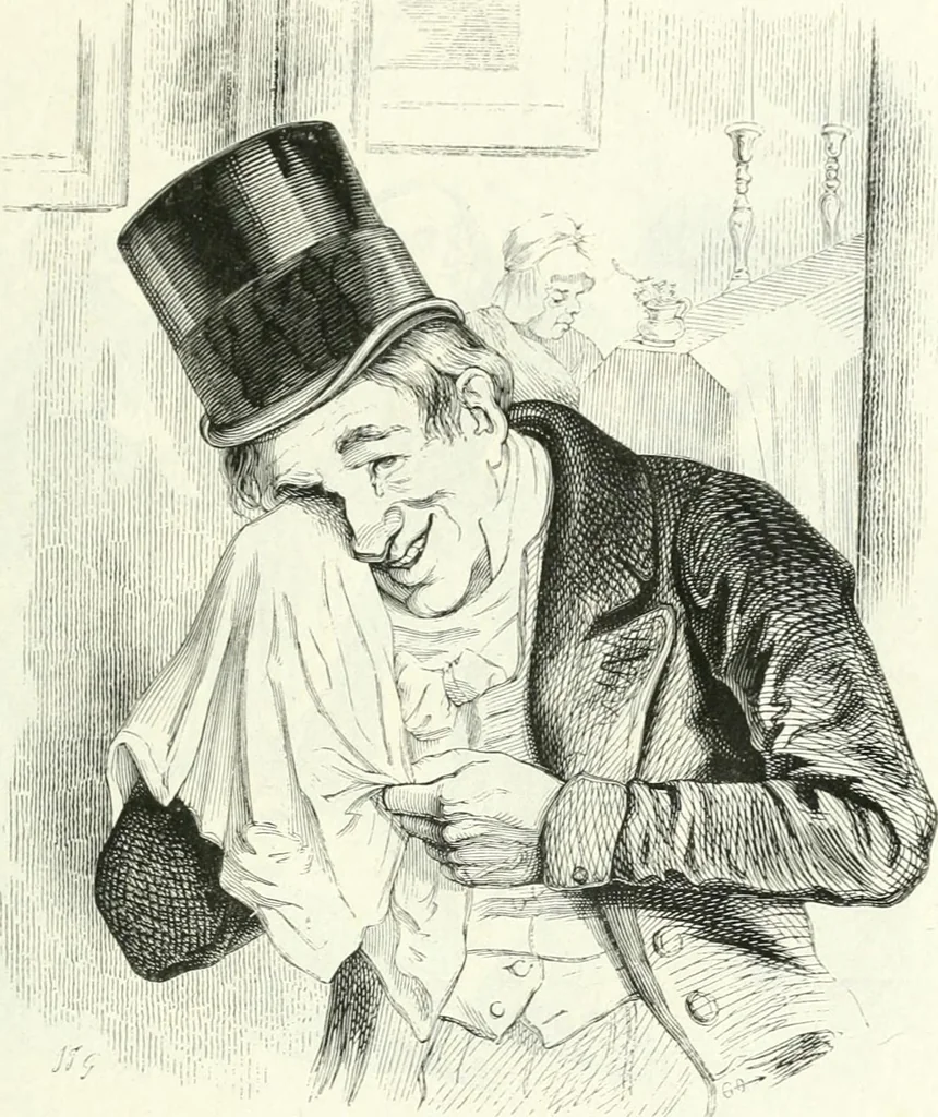 An illustration from Gravures, 1880, leaf 129