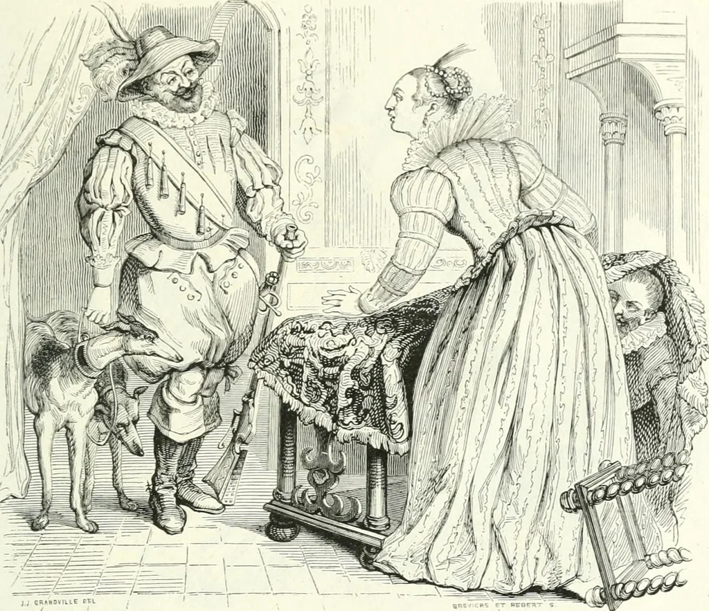 An illustration from Gravures, 1880, leaf 133