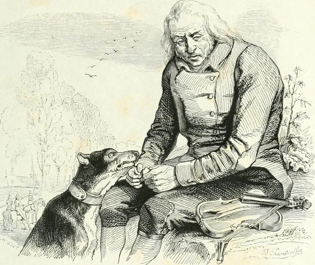 An illustration from Gravures, 1880, leaf 145