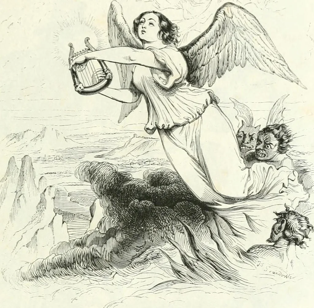 An illustration from Gravures, 1880, leaf 155