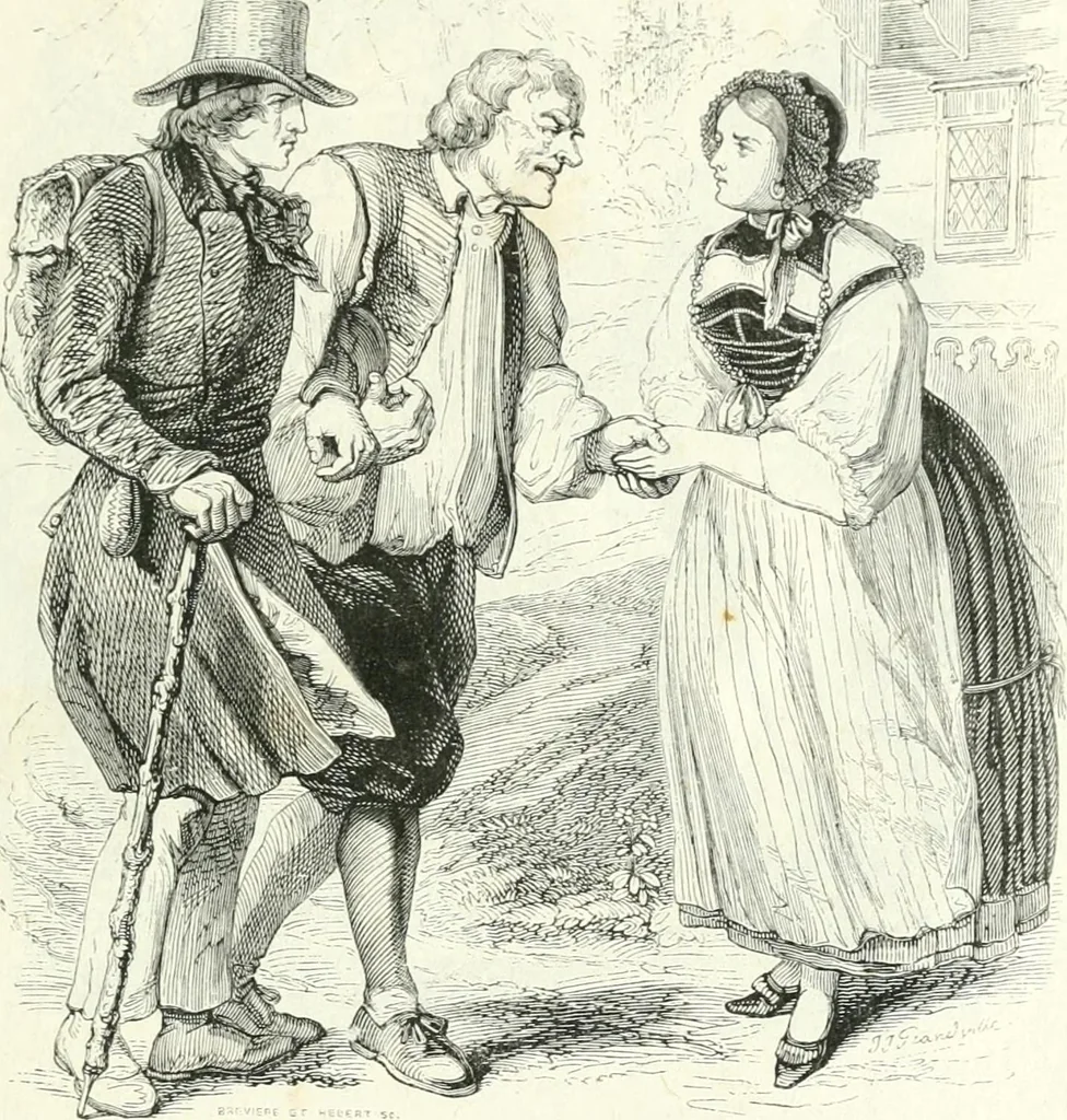 An illustration from Gravures, 1880, leaf 157