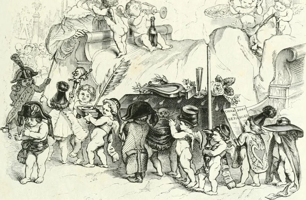 An illustration from Gravures, 1880, leaf 161