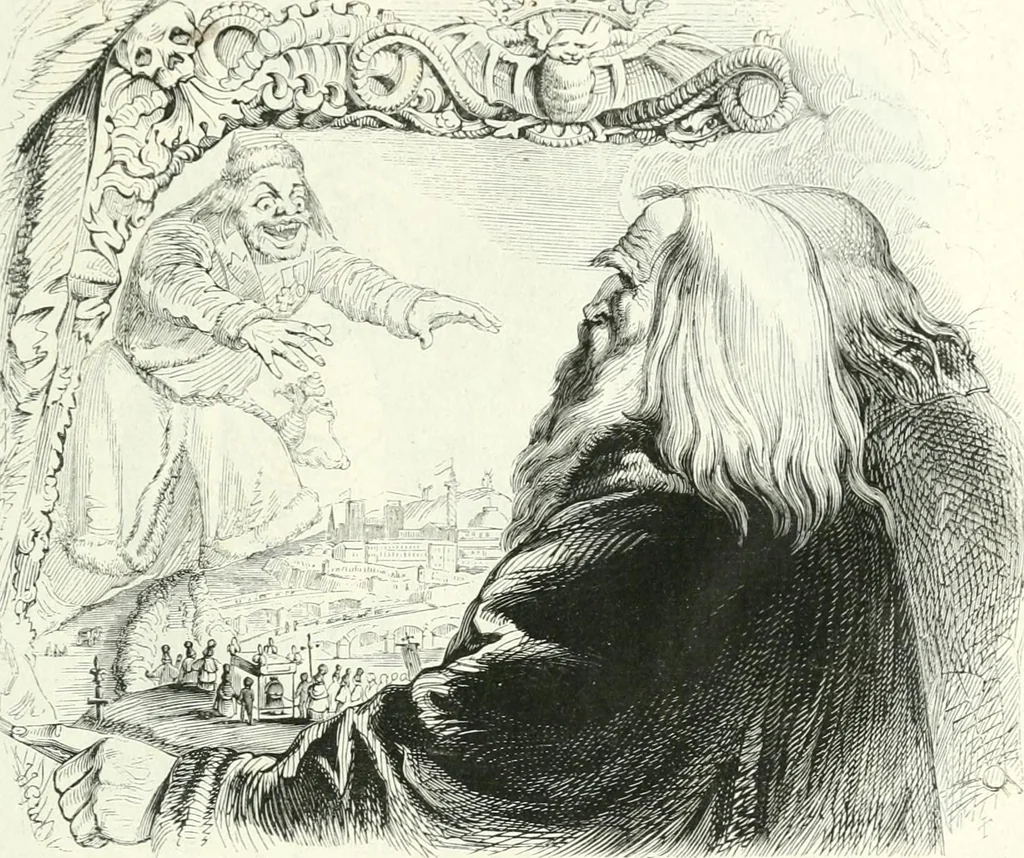 An illustration from Gravures, 1880, leaf 175