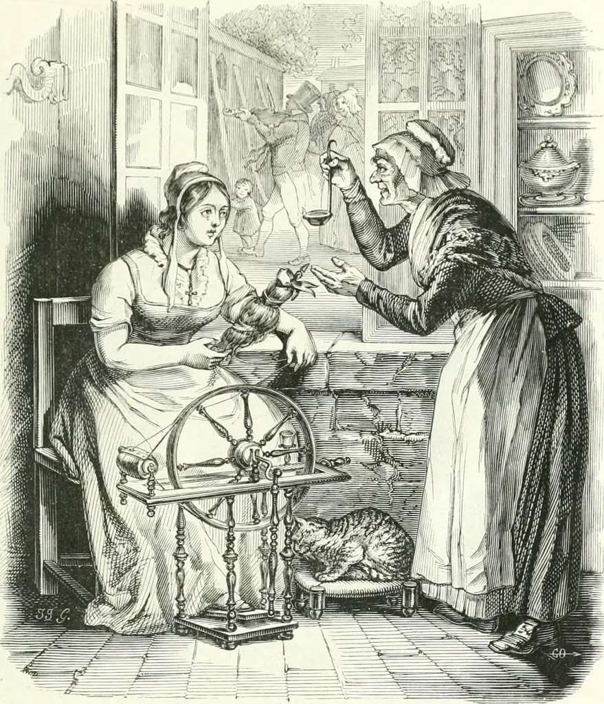 An illustration from Gravures, 1880, leaf 181
