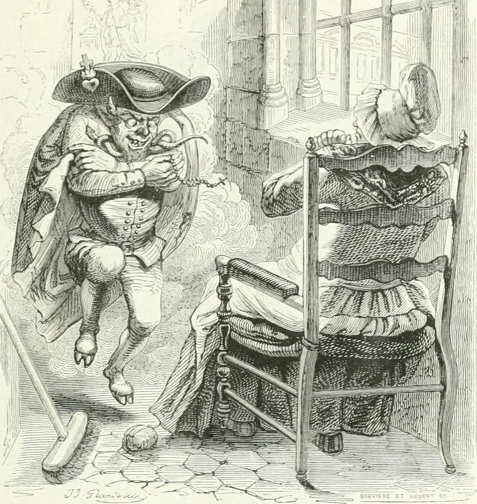 An illustration from Gravures, 1880, leaf 183
