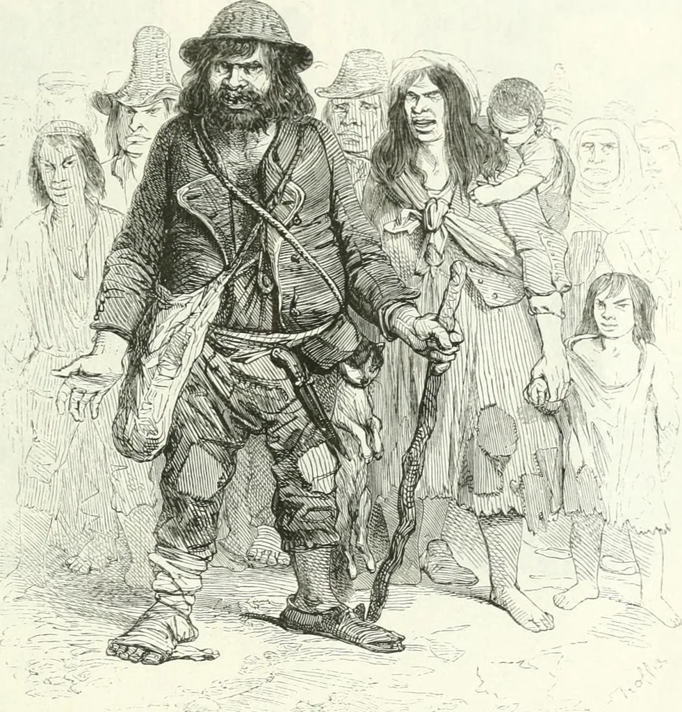 An illustration from Gravures, 1880, leaf 185