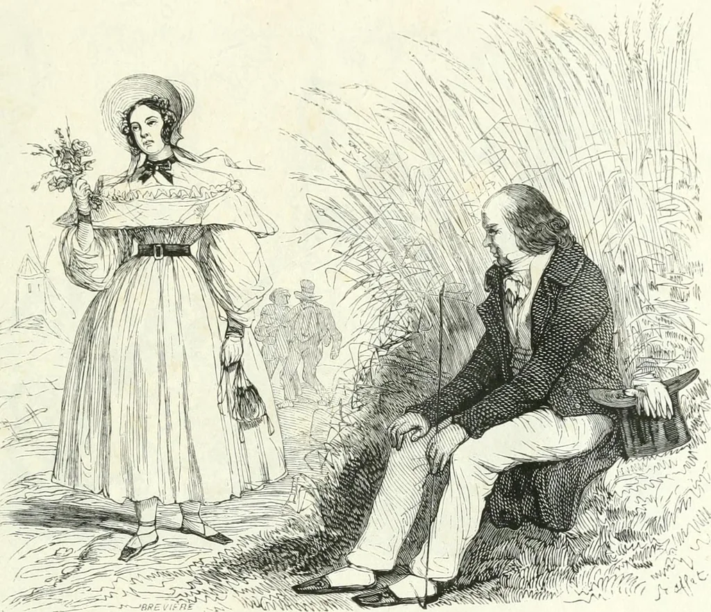 An illustration from Gravures, 1880, leaf 203