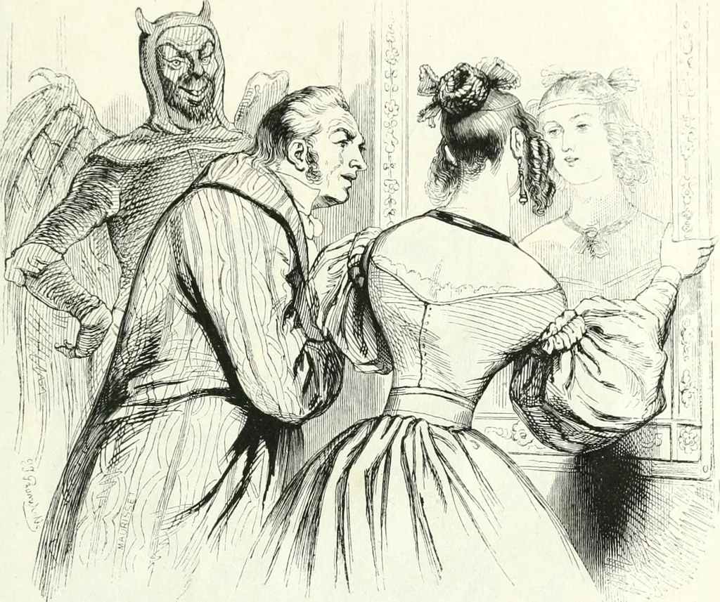 An illustration from Gravures, 1880, leaf 207