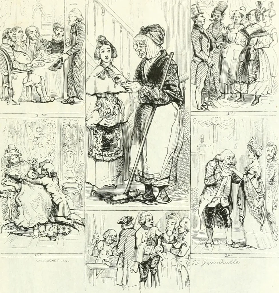 An illustration from Gravures, 1880, leaf 211