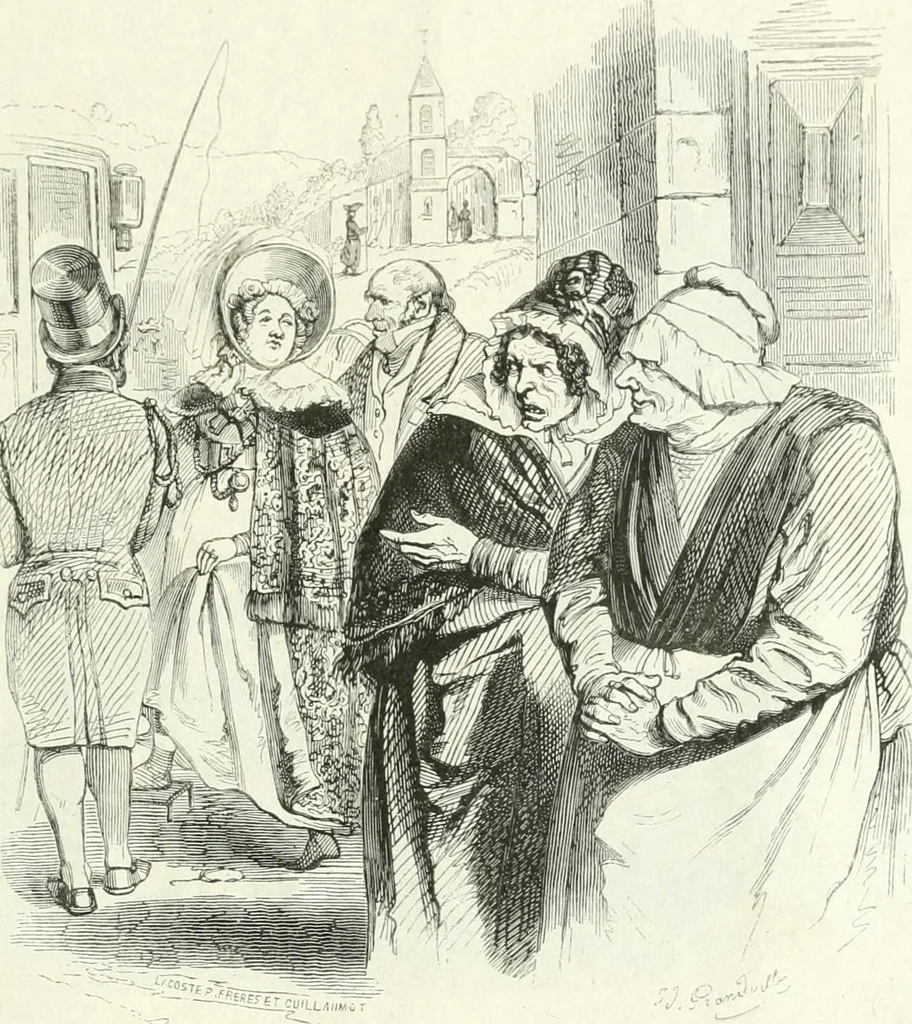 An illustration from Gravures, 1880, leaf 217
