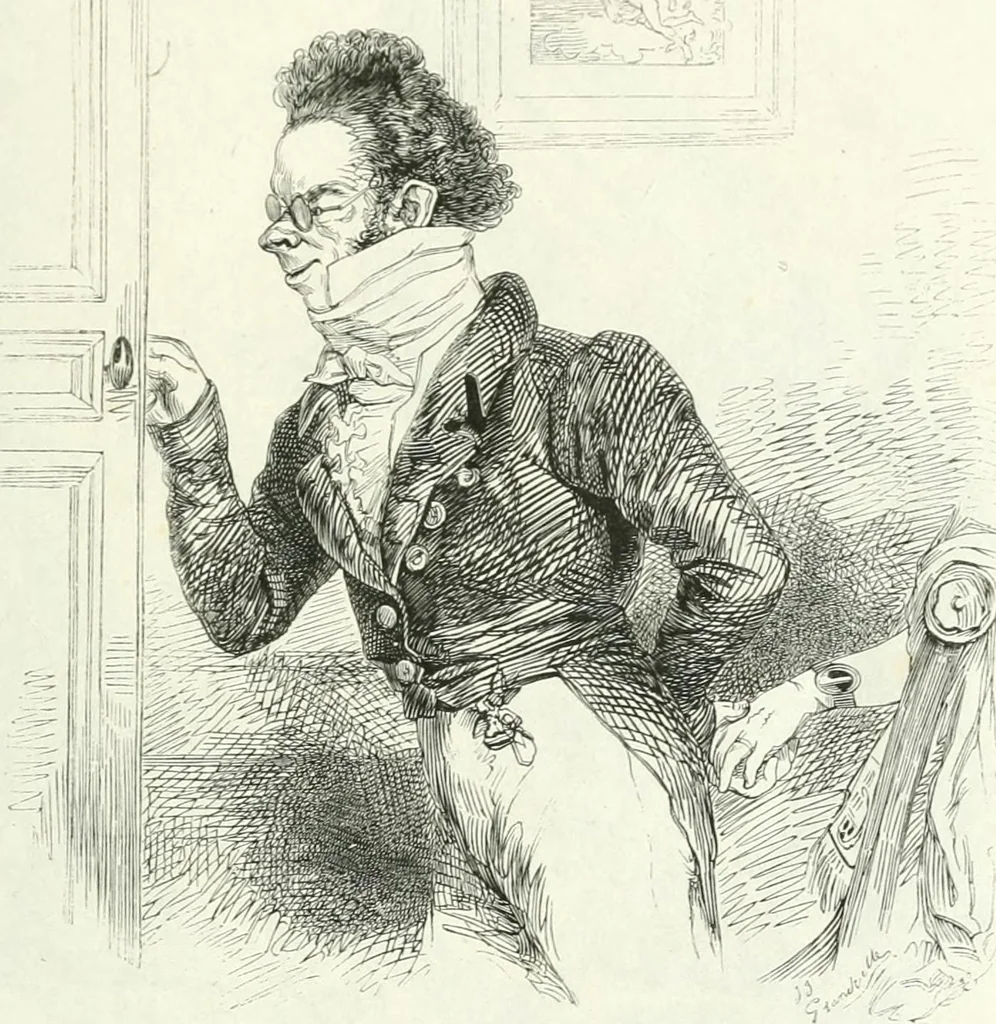 An illustration from Gravures, 1880, leaf 23