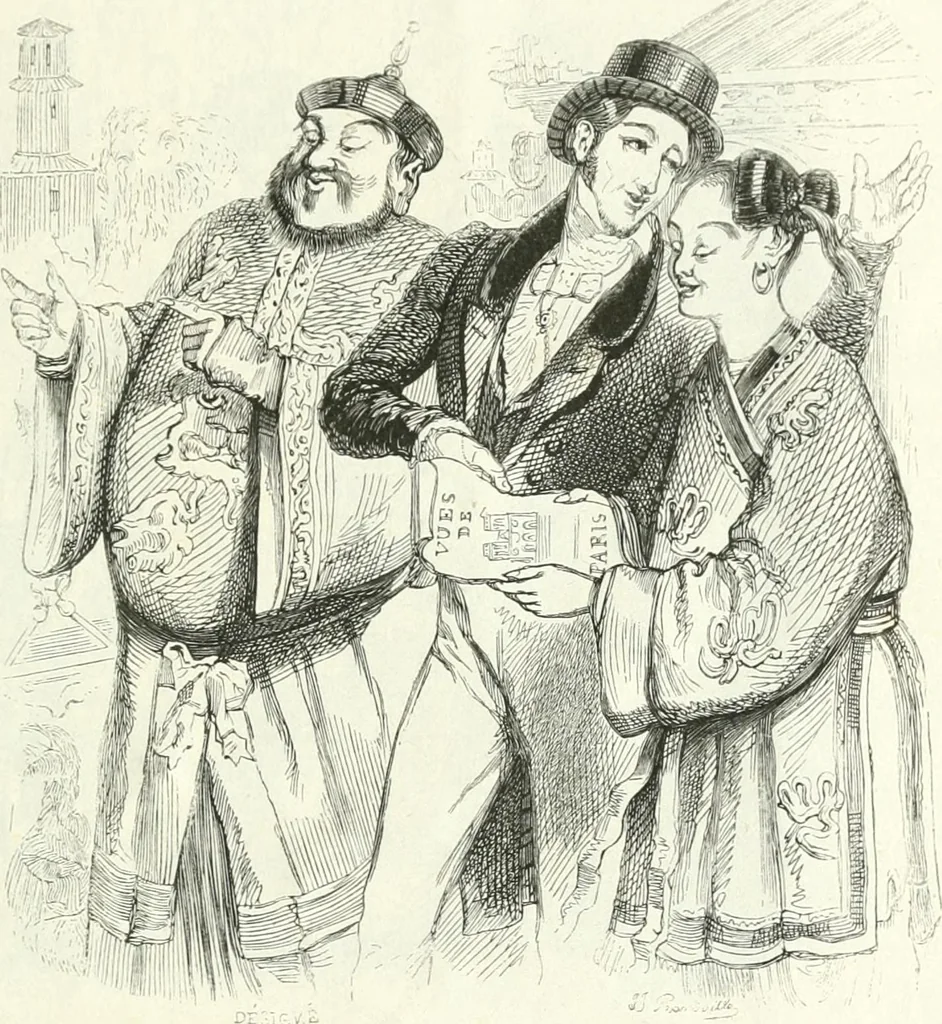 An illustration from Gravures, 1880, leaf 231