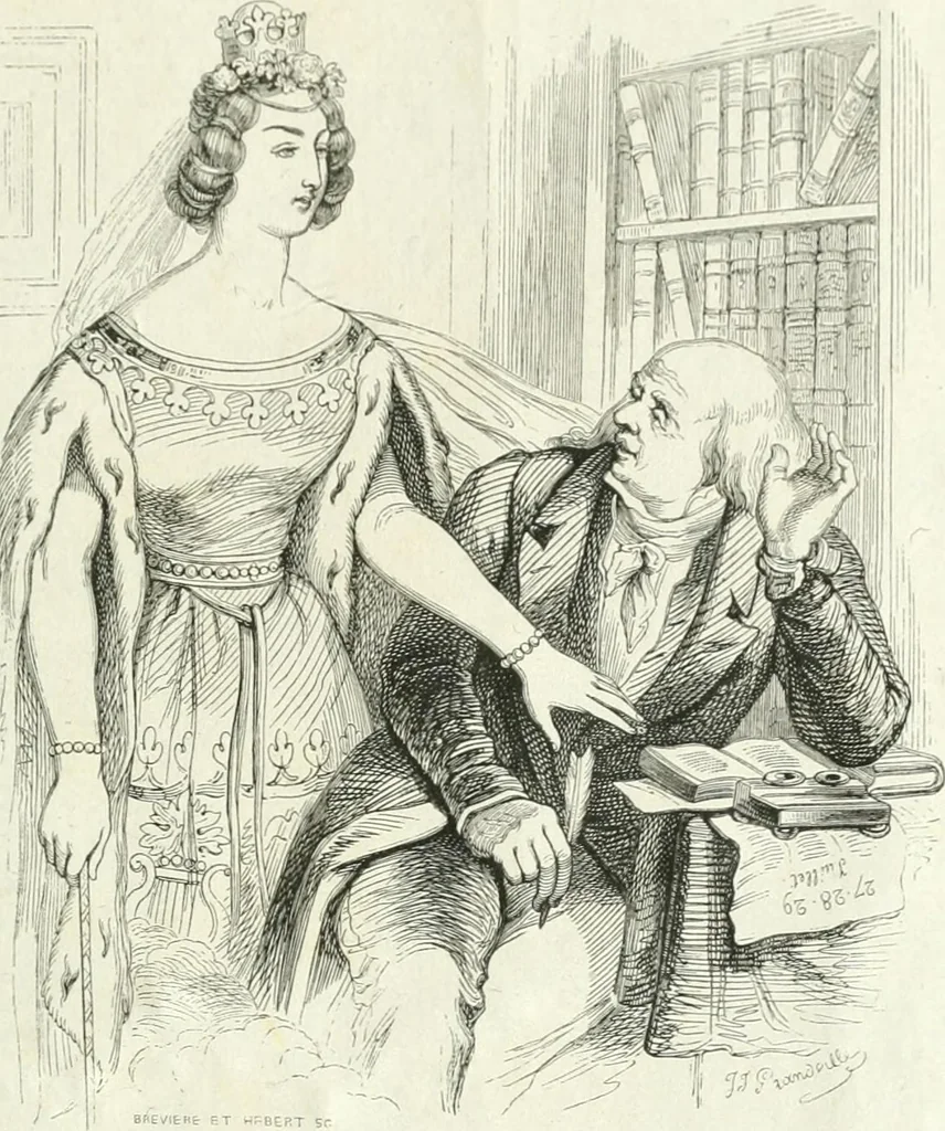 An illustration from Gravures, 1880, leaf 239