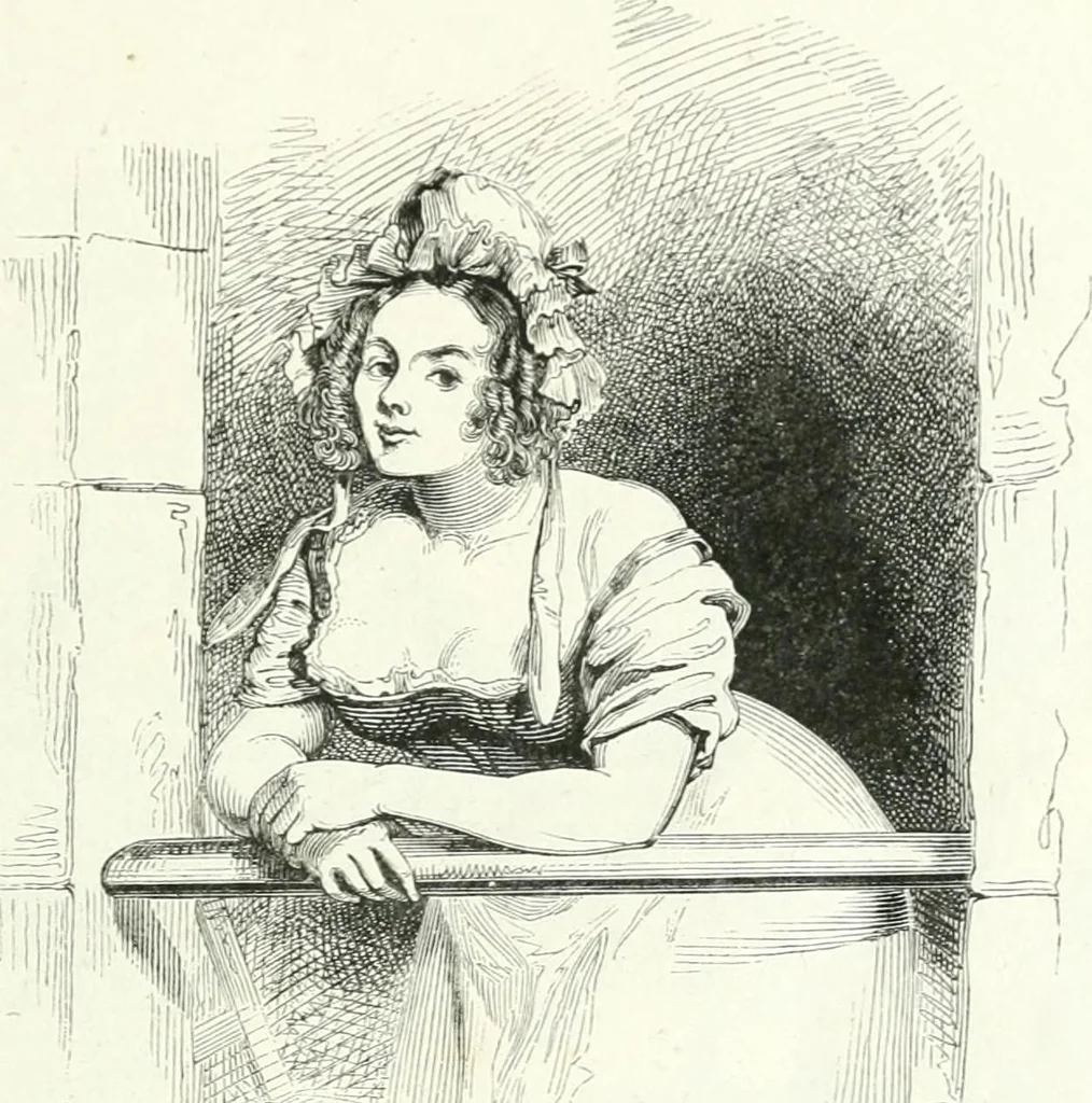 An illustration from Gravures, 1880, leaf 27