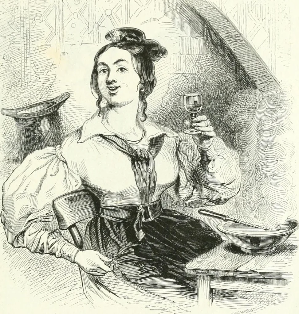 An illustration from Gravures, 1880, leaf 55