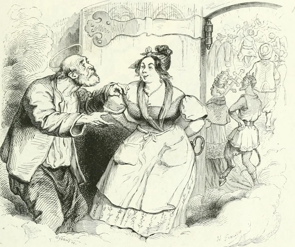An illustration from Gravures, 1880, leaf 61