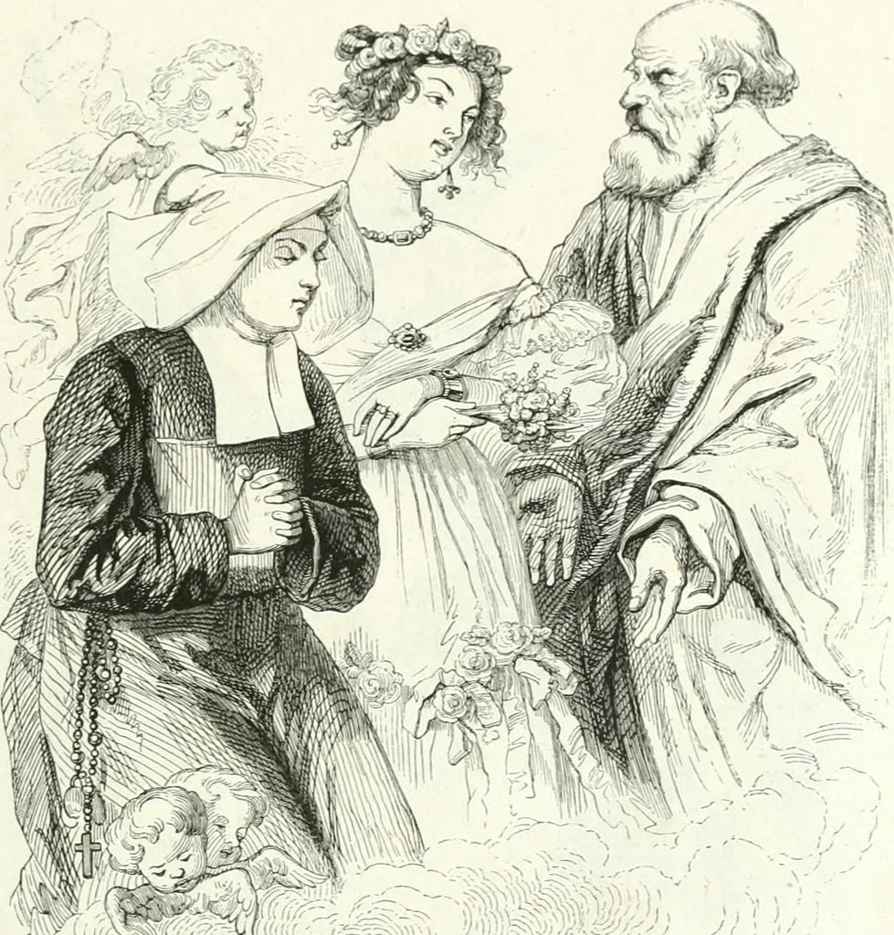 An illustration from Gravures, 1880, leaf 63