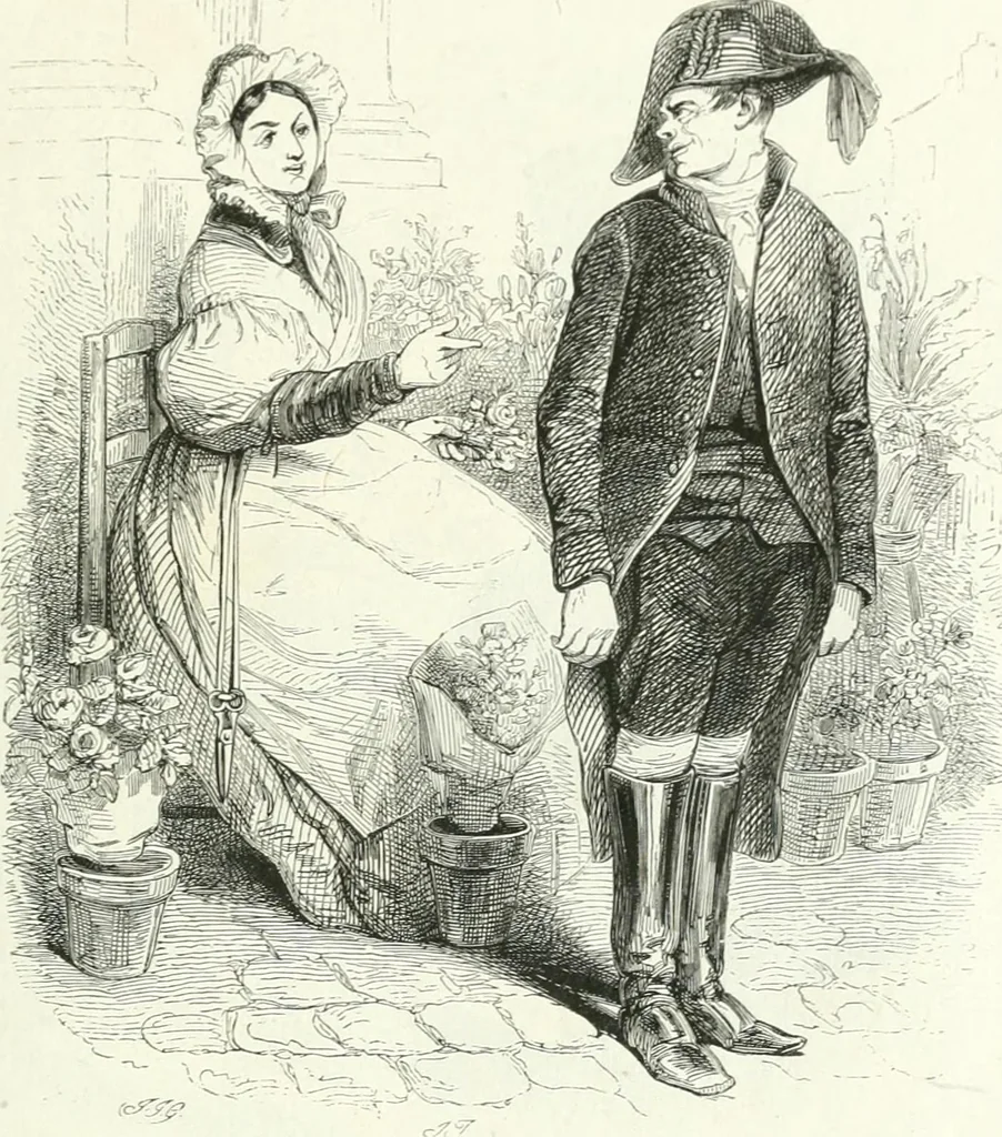 An illustration from Gravures, 1880, leaf 83